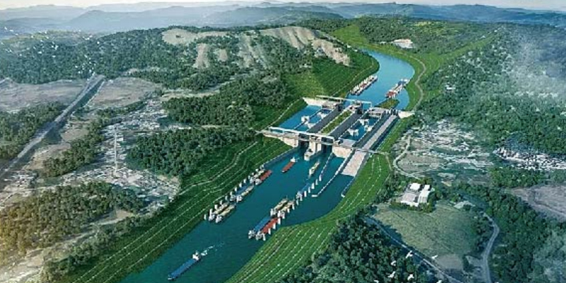 平路运河世纪工程 the century - long project of the Pinglu Canal